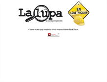 Tablet Screenshot of lalupa.cl